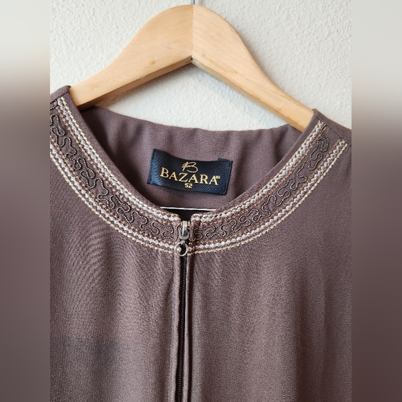 Elegant Mauve Kaftan - Picture 8 of 8